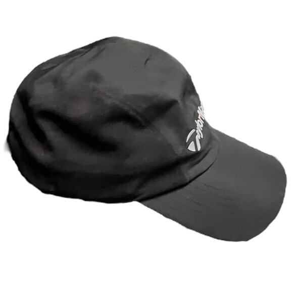 TaylorMade Golf Hat Cap Mens Black Strapback Lightweight - Picture 2 of 8